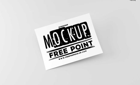 Free Business landscape flyer mockup