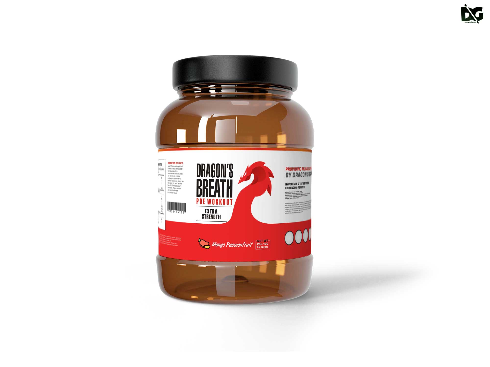 Free jar label mockup free