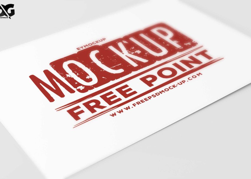 Free Flyer Artwork Mockup