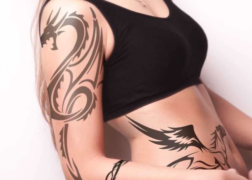 Free Tattoo Mockup psd template