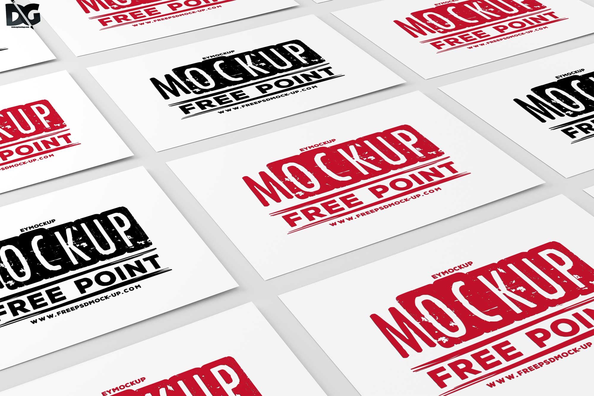 Download Free Business Card Mockup 1 Business Card Logo Mockup