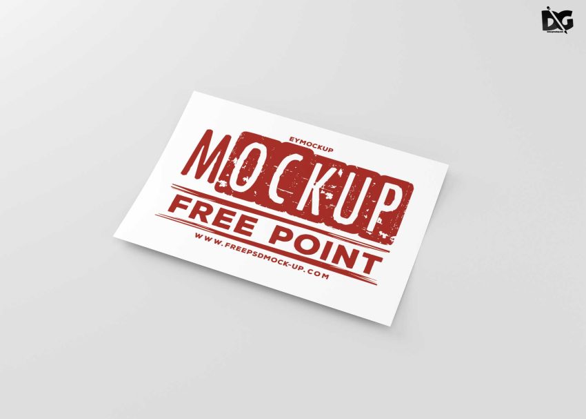 Free PSD Flyer Mockup