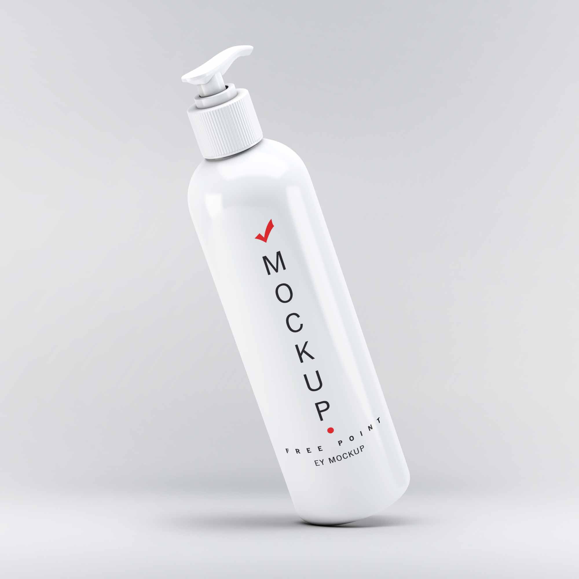 Dispenser Bottle Label Presentation Mockup