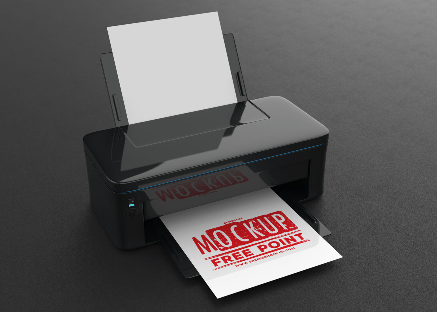 Premium Printer Logo Design Mockup