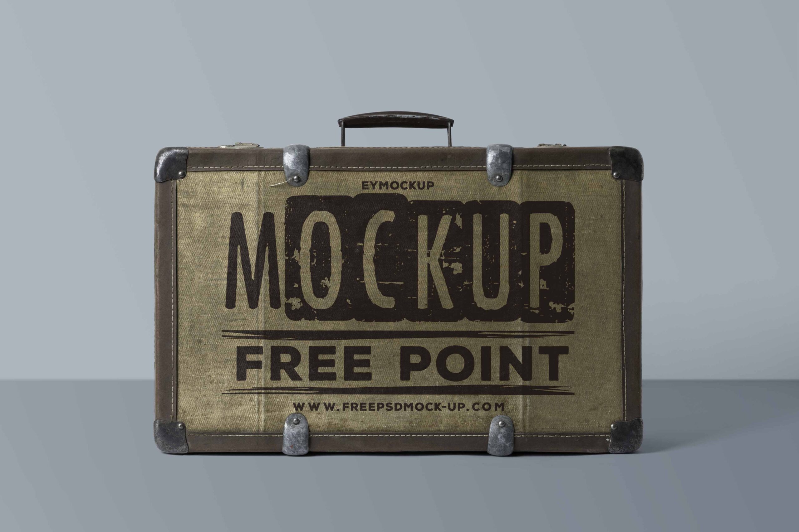 Free Suitcase Mockup for Designers 2 Design Mockup