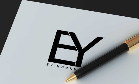 Custom Promotional Pen Mockup