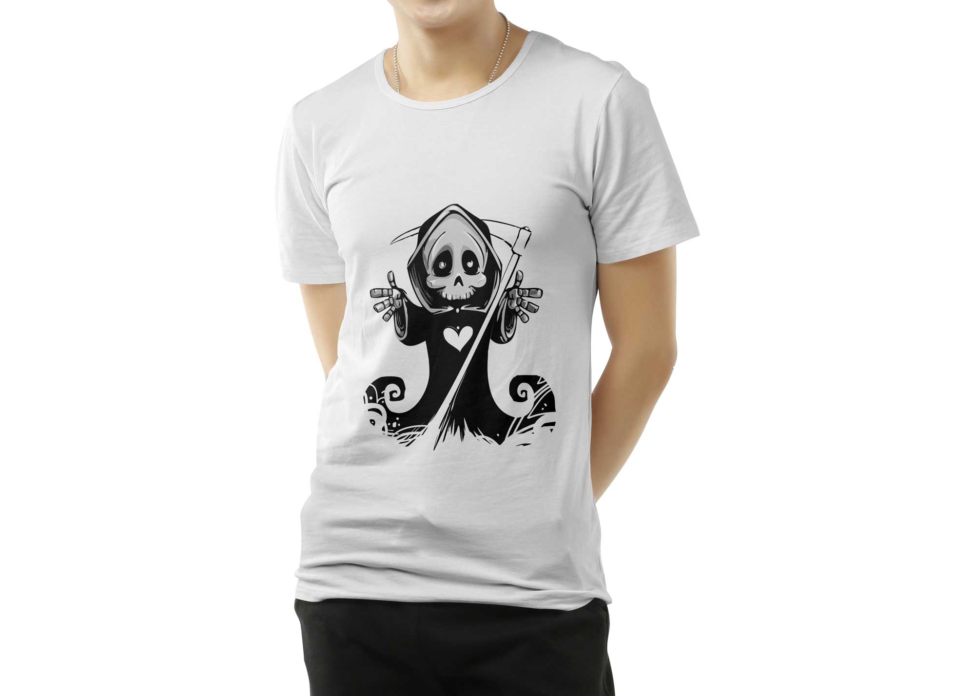 Download Free Half Sleeve T-shirt Mockup 1 Free Half Sleeve Front T-shirt Mockup