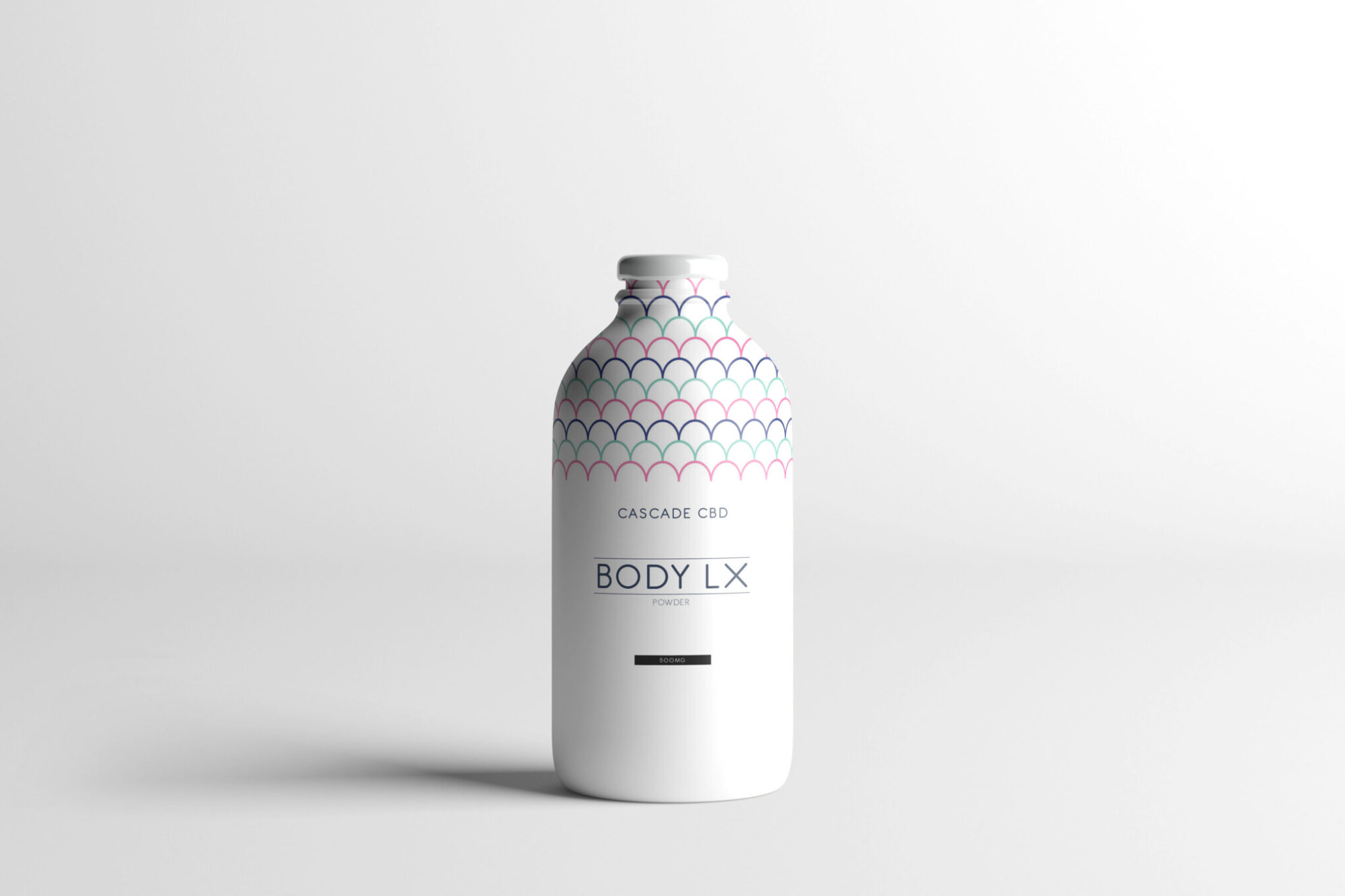 New Shine Glass Bottle Mockup