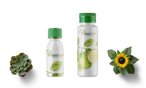 Creative PSD Two Bottle Label Mockup