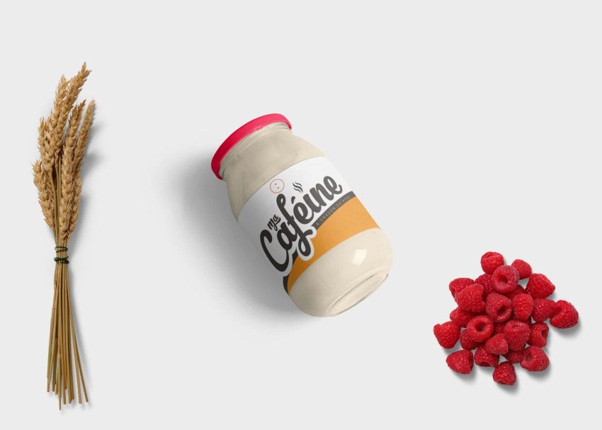 New Peanut Butter Jar Presentation Mockup