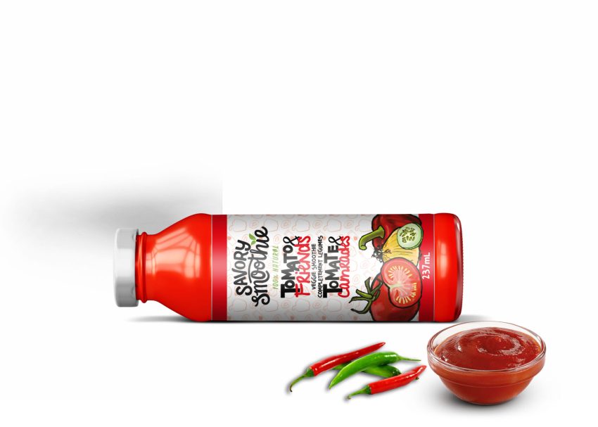 Free PSD Mockups 1 Tomato Ketchup Bottle Mockup