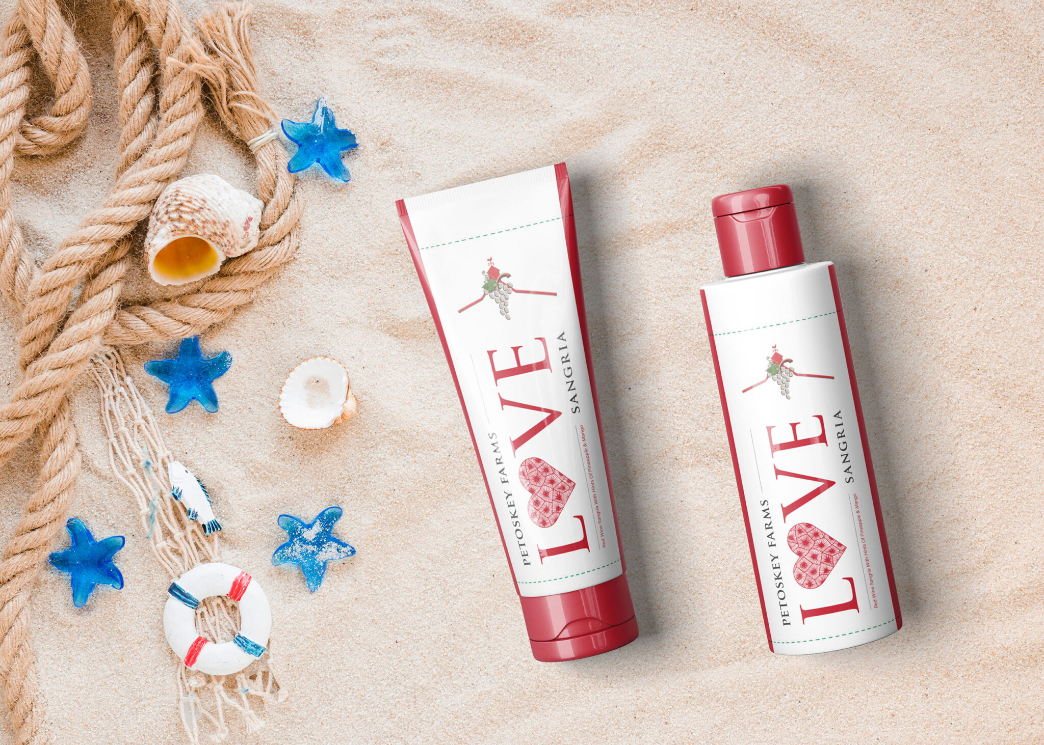 Beach Sunblock Cream Mockup Template 1 Sunblock Cream Oil Mockup