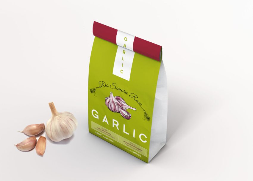 Free Garlic Pouch Mockup