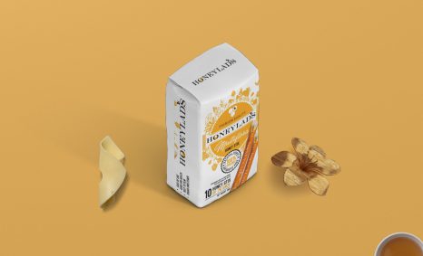 Honey Packaging Pouch Mock Up