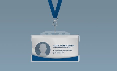 Identity Card PSD Mockup