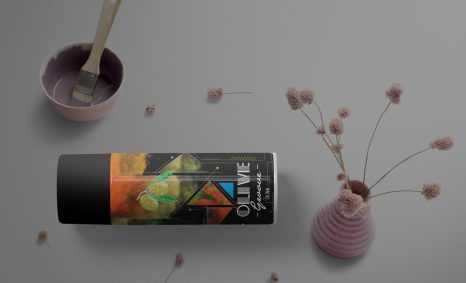 Spray Can Bottle Mockup