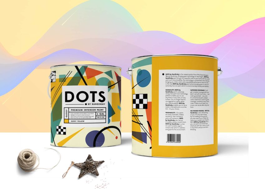 Free PSD Mockups 7 Metallic Paint Can Mockup