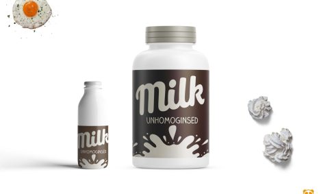 Free Milk Bottle Mockup for Designers 14 liquor bottle Mockup