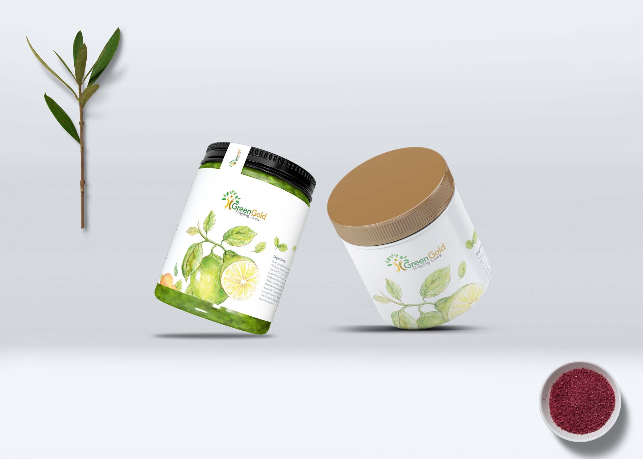 Free Dual Jars Mockup for Designers 8 Jam Jars Bottle Label Mockup
