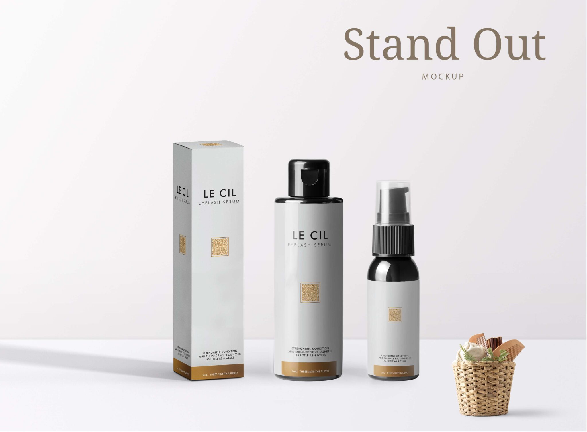 Premium Bottle Mockup for Designers 19 Bottle Mockup