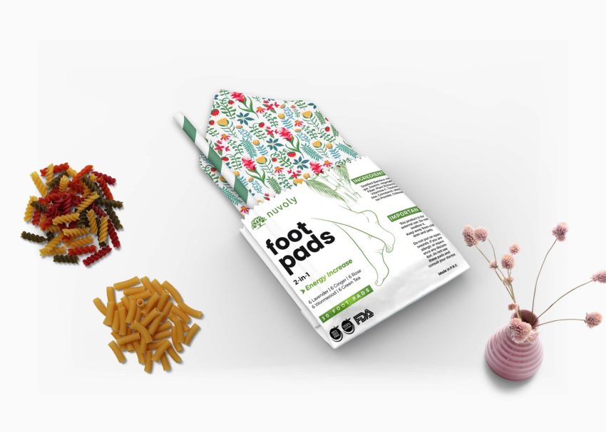 Kraft Paper Pouch Label Mockup