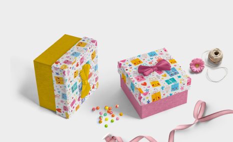 Nice Package gift box mockup