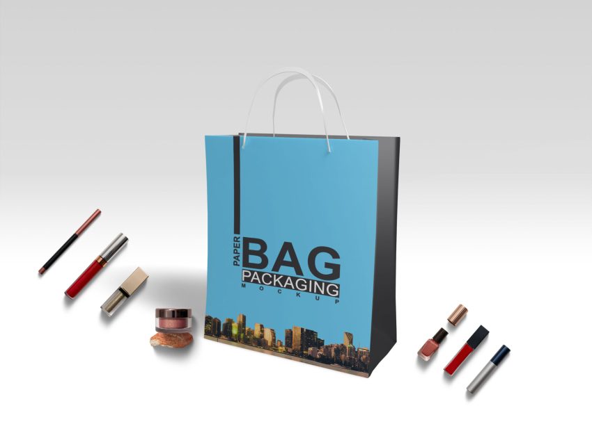 Carrier Bag PSD Mockup