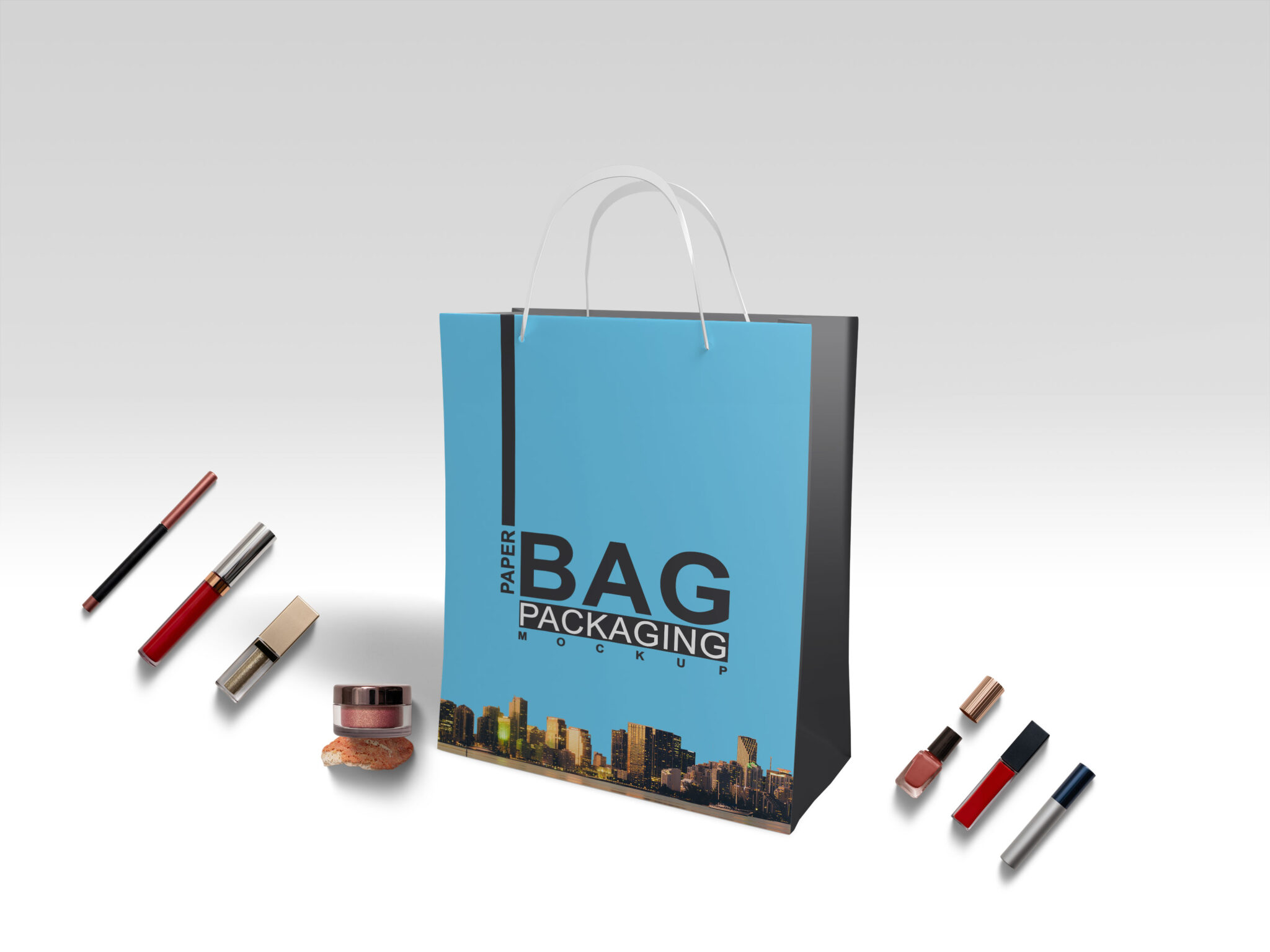 Carrier Bag PSD Mockup