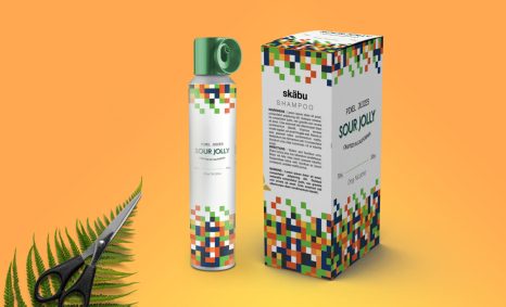 Hair Spray Packaging Mockup