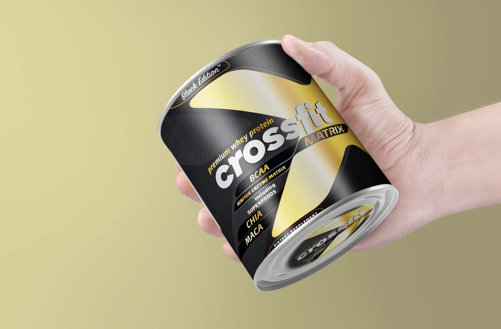 Free Cross Fit Powder Mockup Download 14 Cross Fit Powder Can Mockup