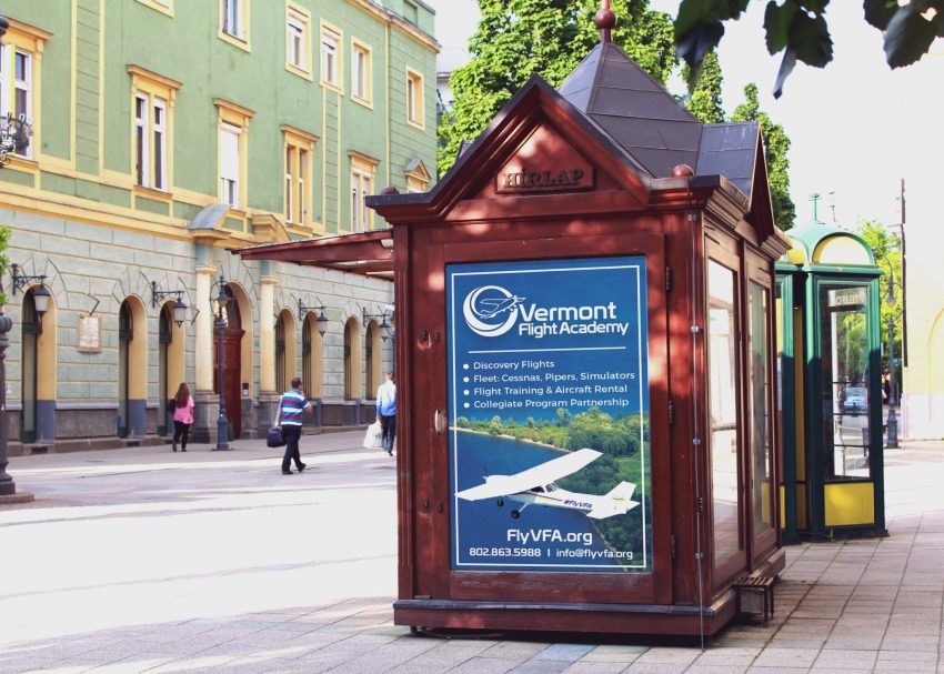 Free PSD Mockups 1 New Street Banner Mockup