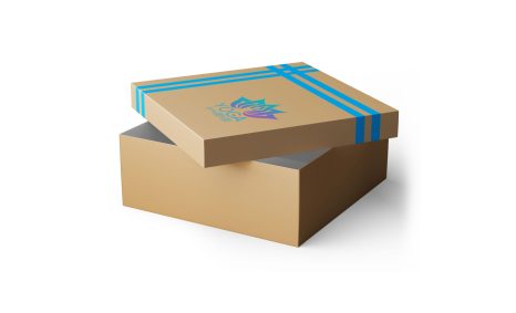 One Design Gift Box PSD Mockup