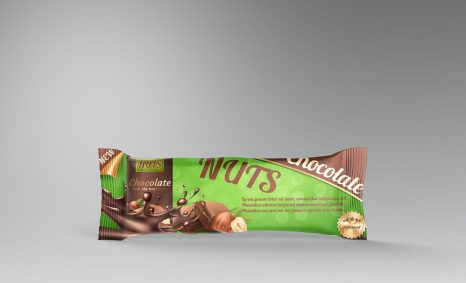 Protein Bar Chocolate Mockup