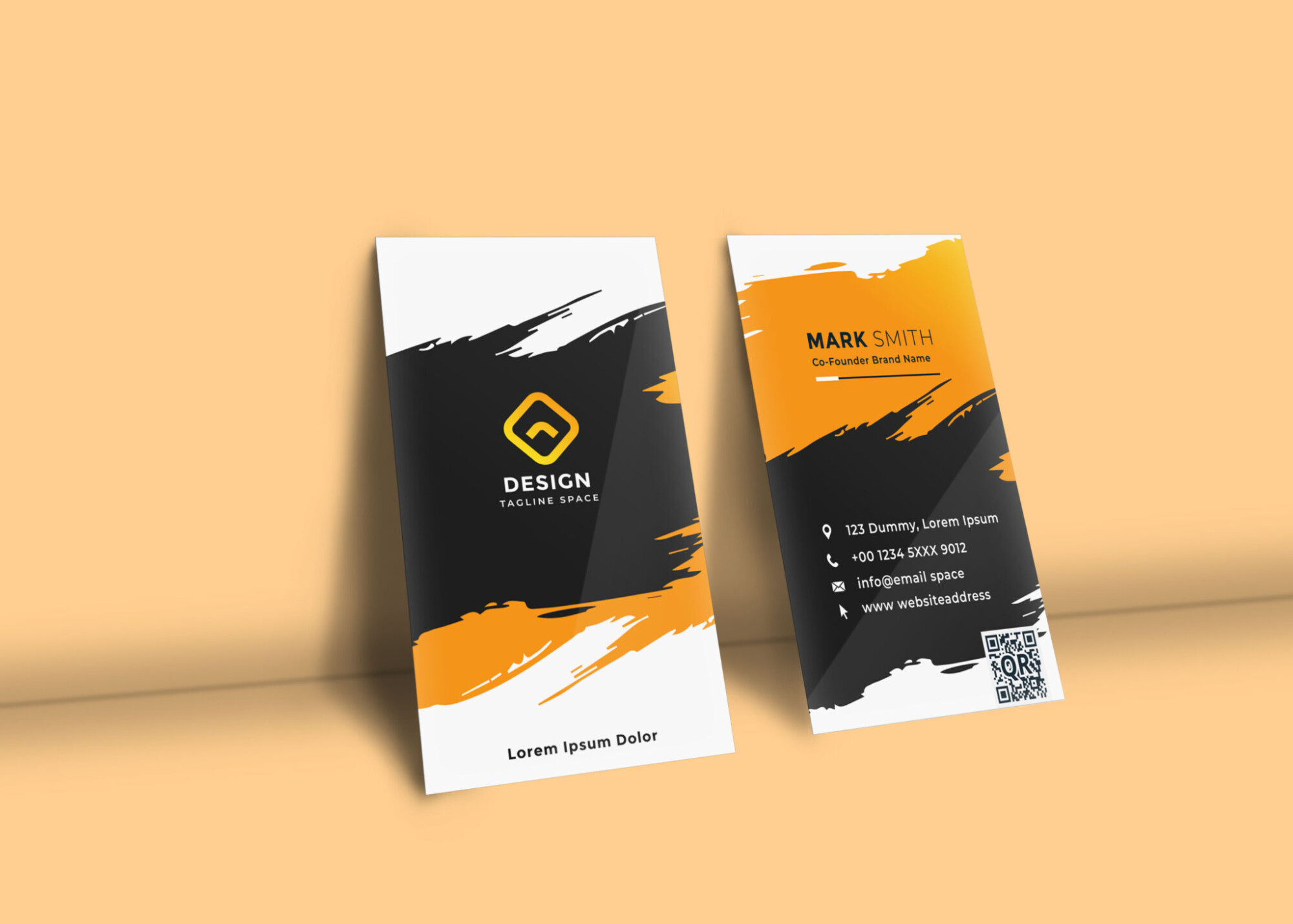 Business Card Presentation Mockup