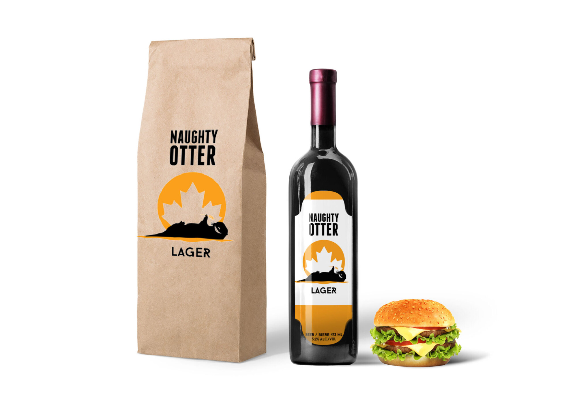 Paper Bag Packaging Mockup