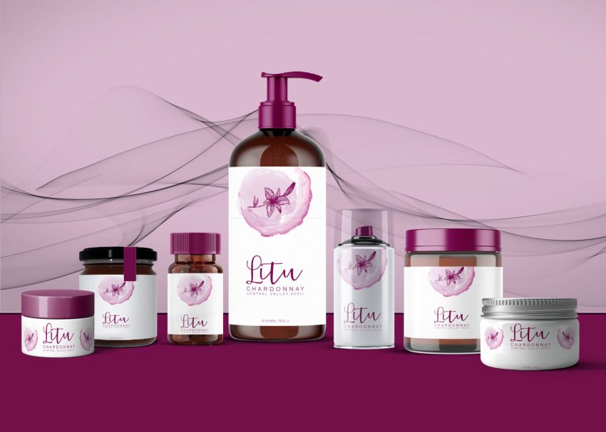 Free PSD Mockups 1 Cosmetic Products Scenes Mock-Up