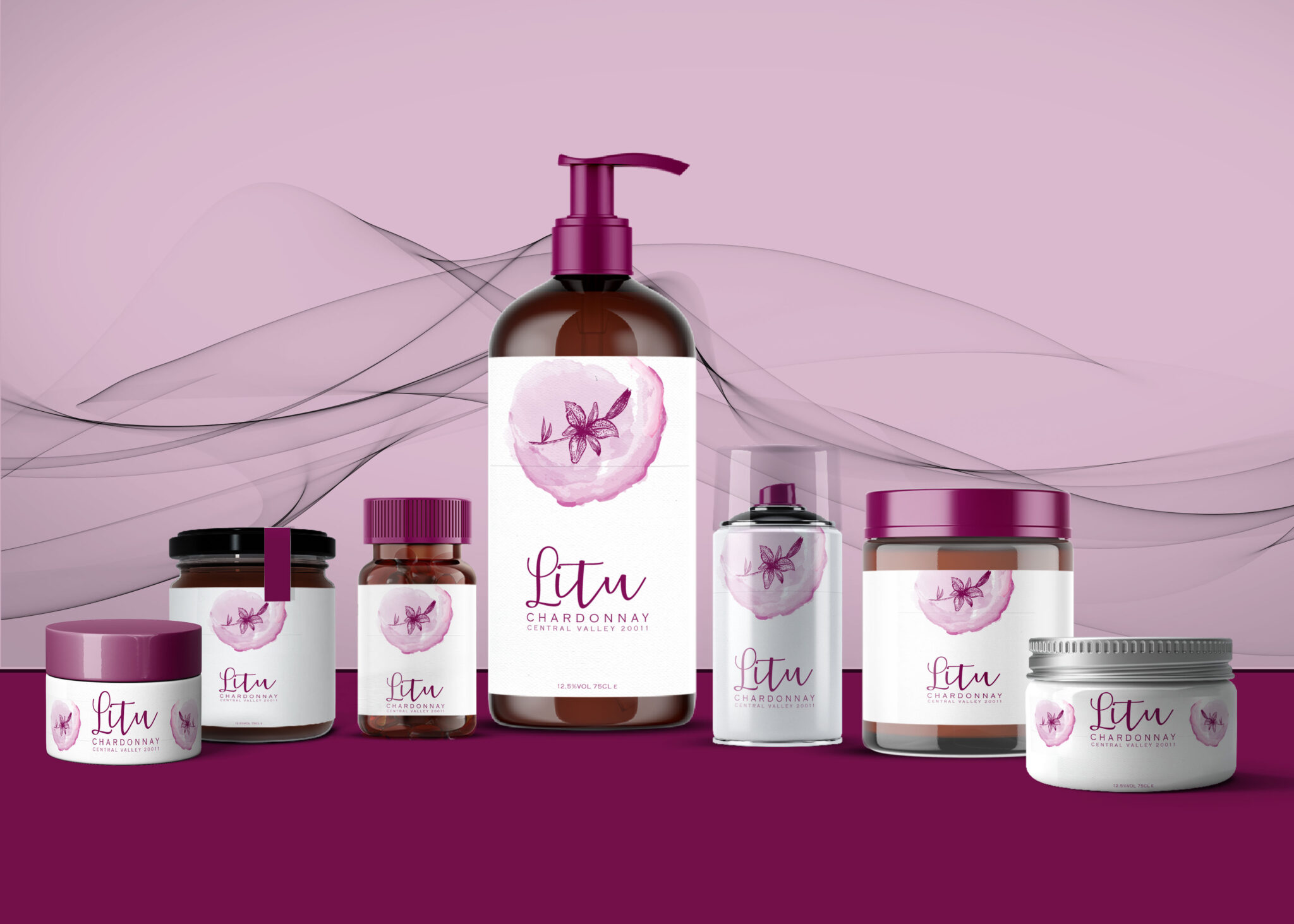 Cosmetic Products Scenes Mock-Up