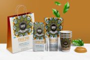 Tea Packaging Branding Mockup