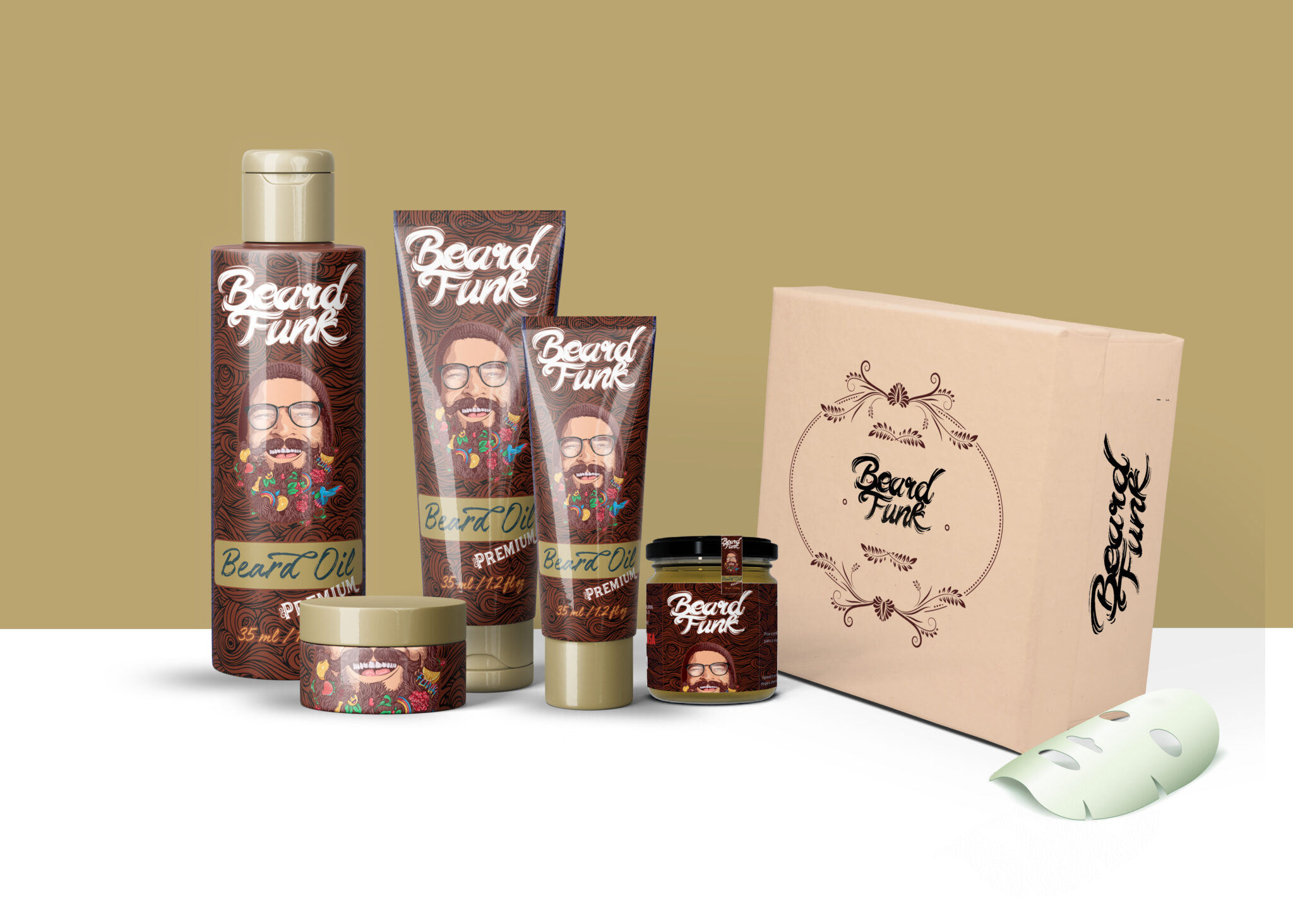 Choco Cosmetic Branding Mockup