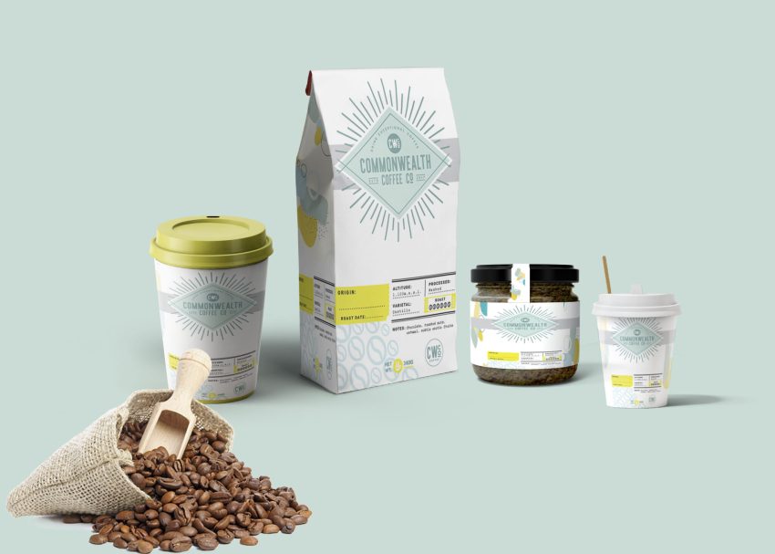 Coffee Packaging Branding Mockup