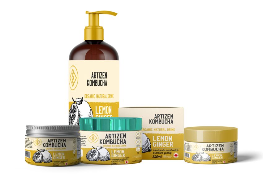 Free PSD Mockups 1 Cream Packaging Mockup
