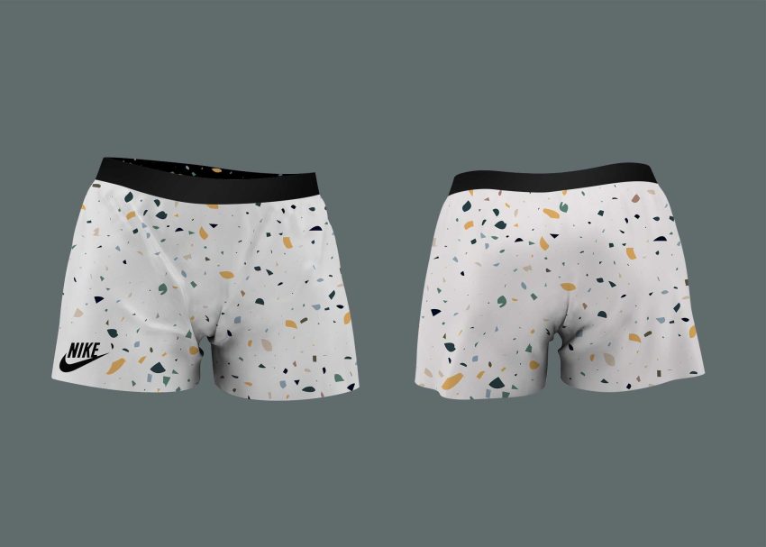 Free PSD Mockups 7 Basket Ball Shorts Mockup