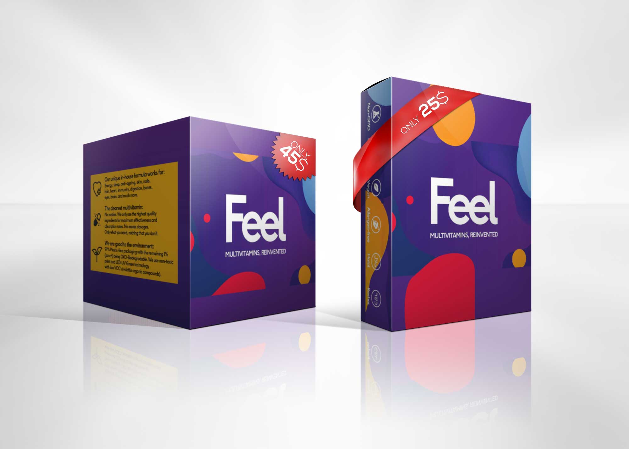 Medical Square Box Mockup