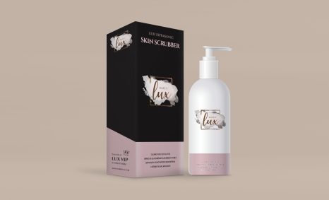 Skin Scrubber Cosmetic Bottle Mockup