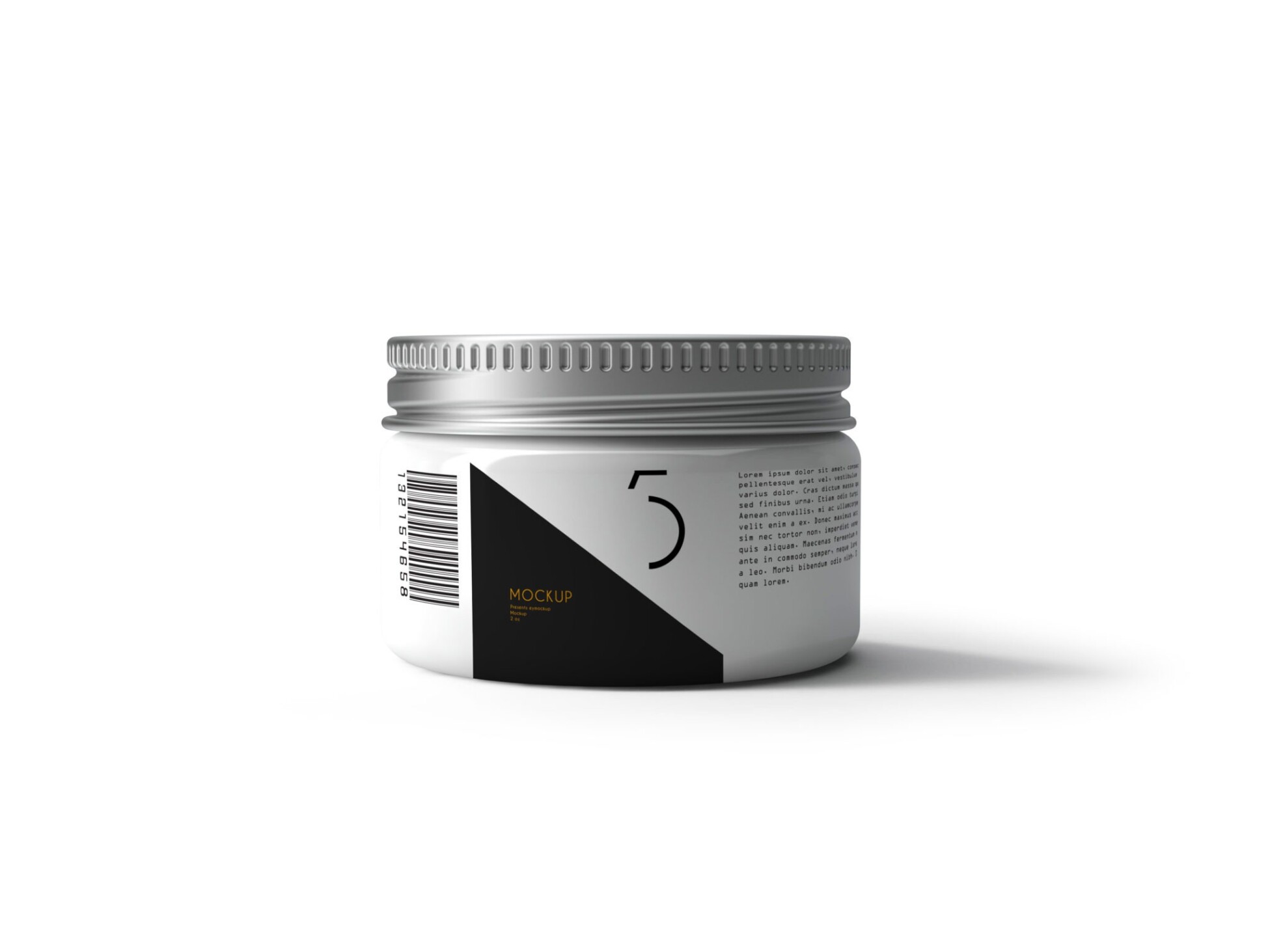 Cosmetic Label Presentation Mockup