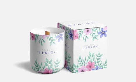 Candle Packaging Mockup