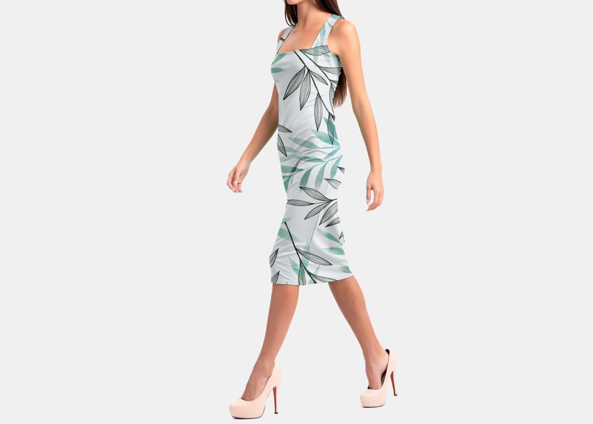 Downloadable Party Uniform Mockup Template 6 Party Dress Mockup