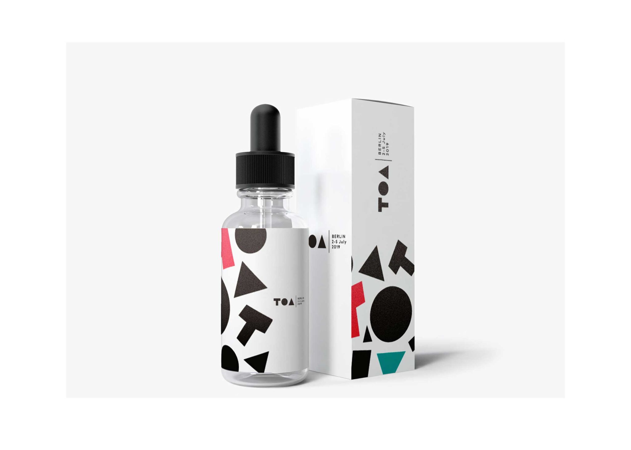 Modern Dropper Bottle Mockup