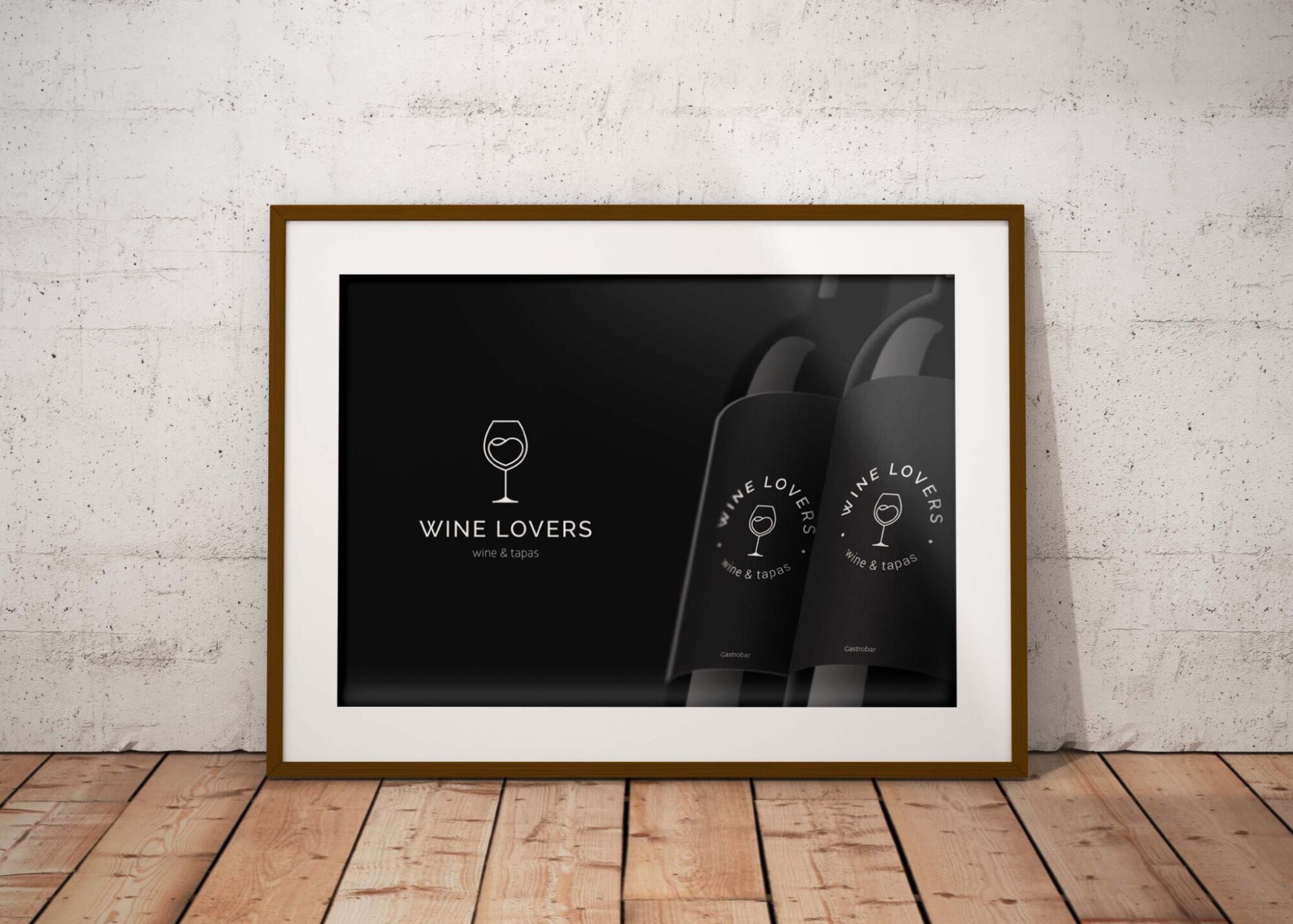 Download Free Wood Frame Poster Mockup 14 Wood Frame Landscape Poster Mockup