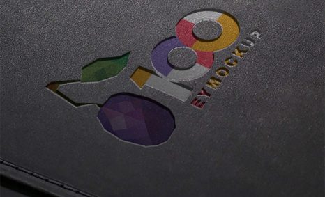 Dark Texture Paper Mockup